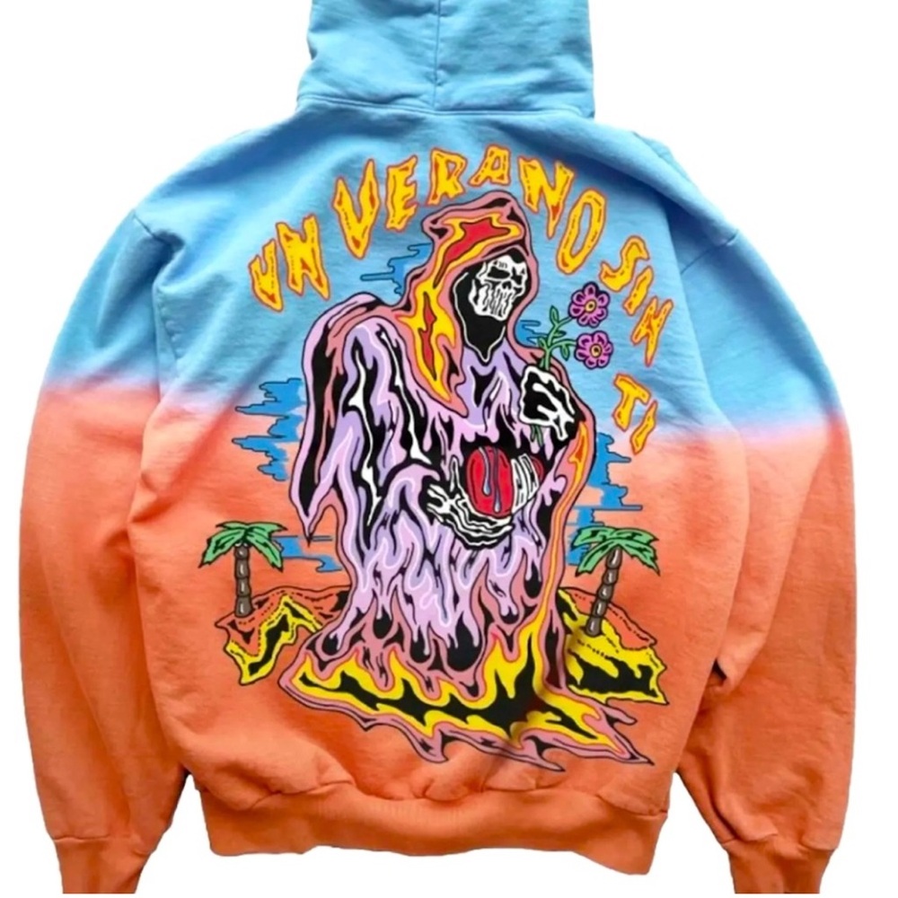 Warren Lotas Bad Bunny Un Verano Sin Ti Ombre Hoodie